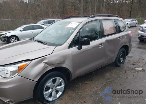 2015 Subaru Forester 2.5I из США, поврежденный, VIN JF2SJABC0FH433378